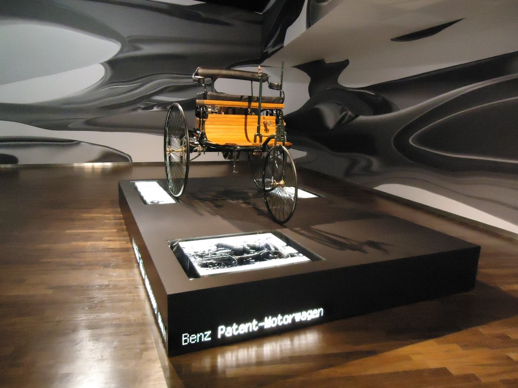 (127'829) - Benz Patentwagen am 9. Juli 2010 in Wolfsburg/Deutschland