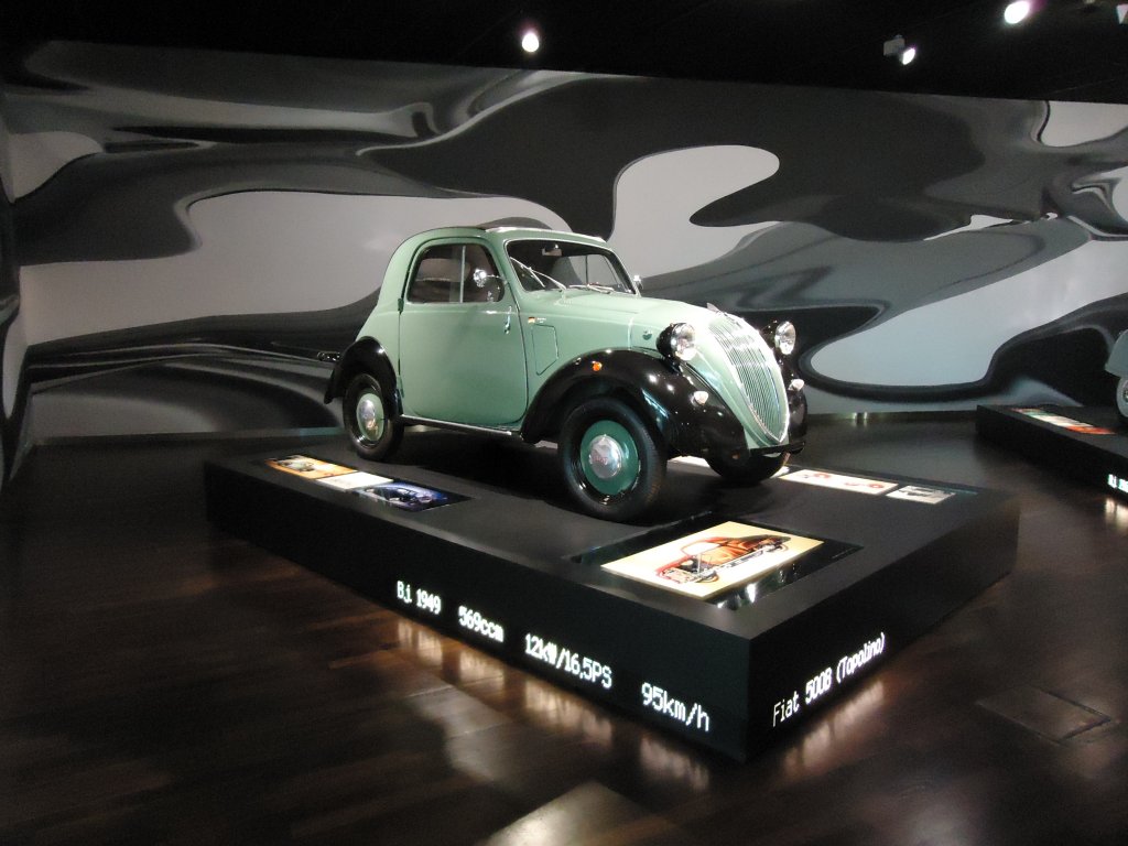 (127'878) - Fiat Topolino - Jahrgang 1949 - am 9. Juli 2010 in Wolfsburg/Deutschland