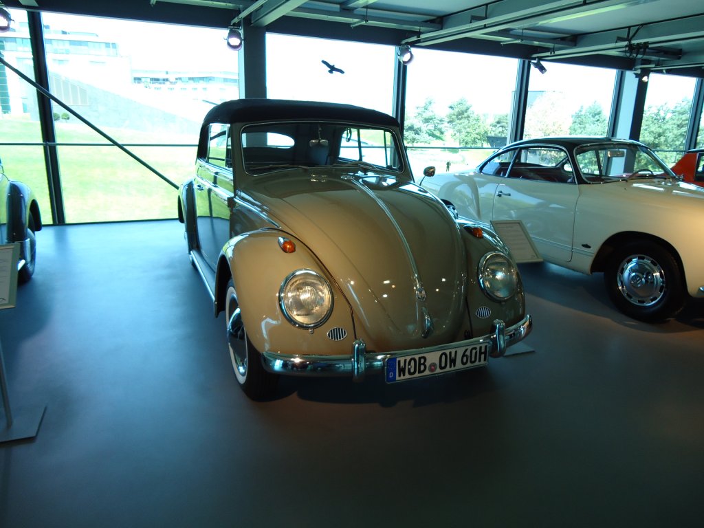 (127'888) - VW-K�fer - WOB-OW 60H - am 9. Juli 2010 in Wolfsburg/Deutschland