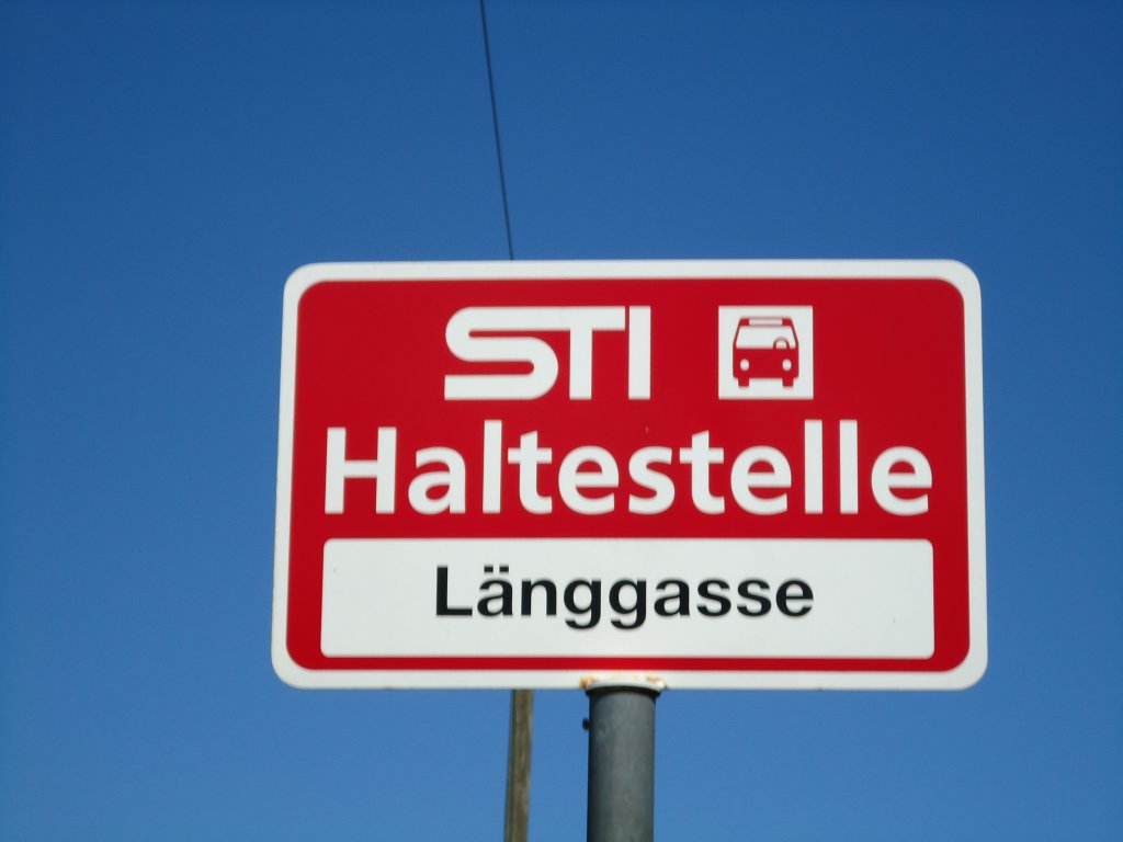 (128'192) - STI-Haltestelle - Thun, L�nggasse - am 1. August 2010