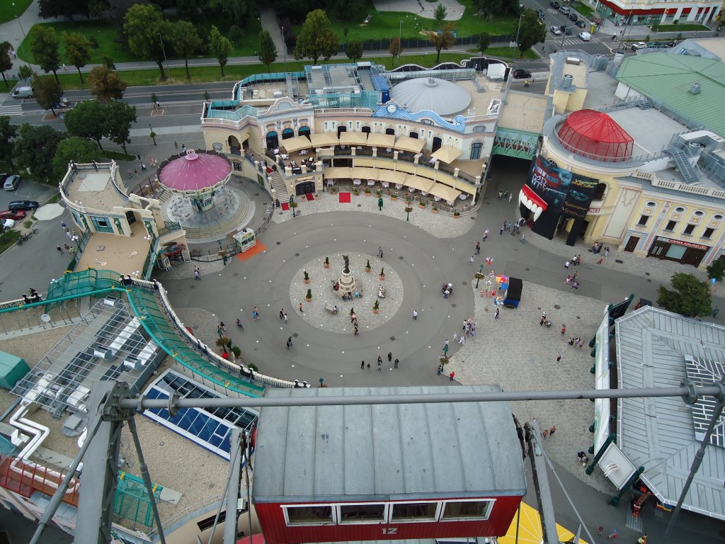 (128'420) - Aussicht vom Riesenrad im Prater am 9. August 2010 in Wien