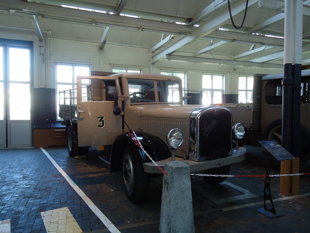 (128'812) - Im Saurer-Museum in Arbon: Saurer-Lastwagen - Nr. 3 - am 21. August 2010
