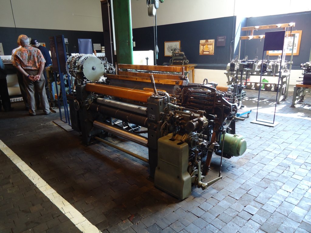 (128'845) - Im Saurer-Museum in Arbon: Maschine am 21. August 2010