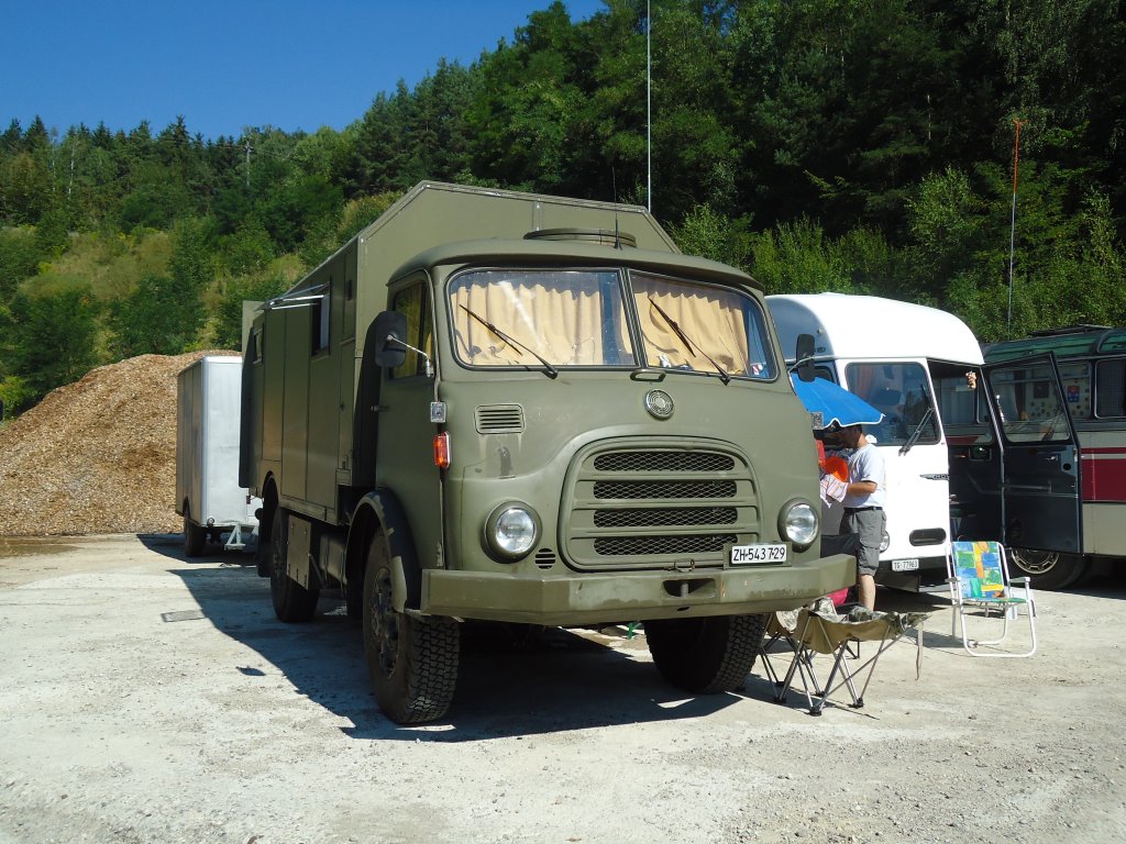 (128'988) - Steyr-Wohnmobil - ZH 543'729 - am 22. August 2010 in Thayngen