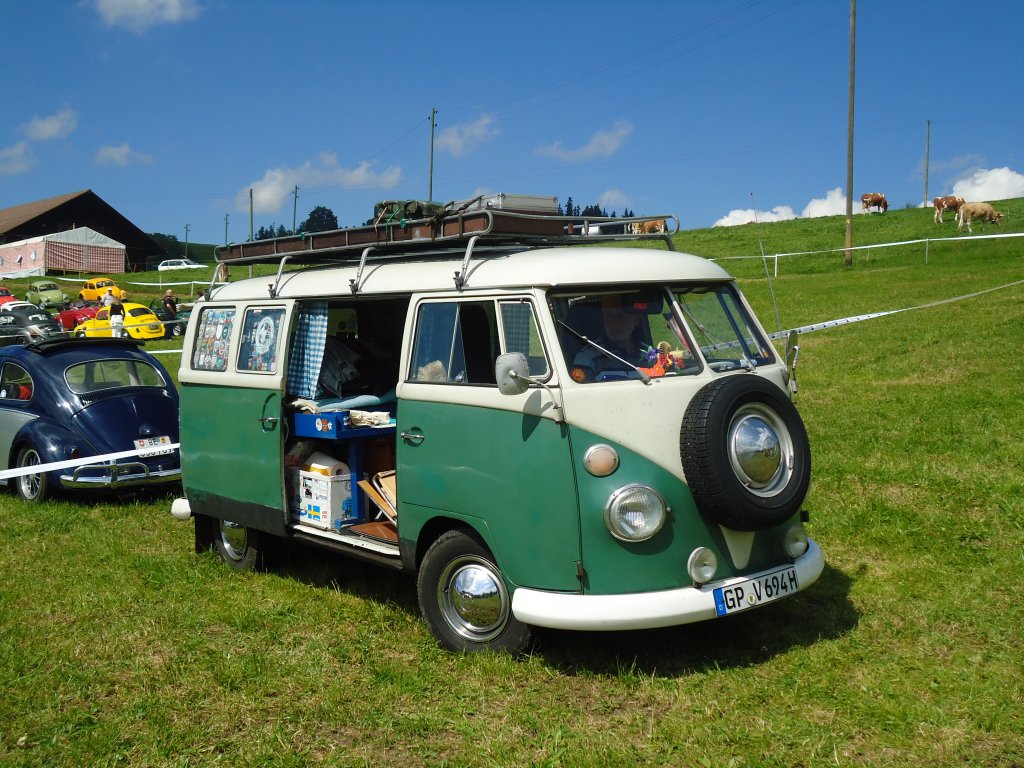 (129'236) - VW-Bus - GP-V 694H - am 4. September 2010 in Wachseldorn
