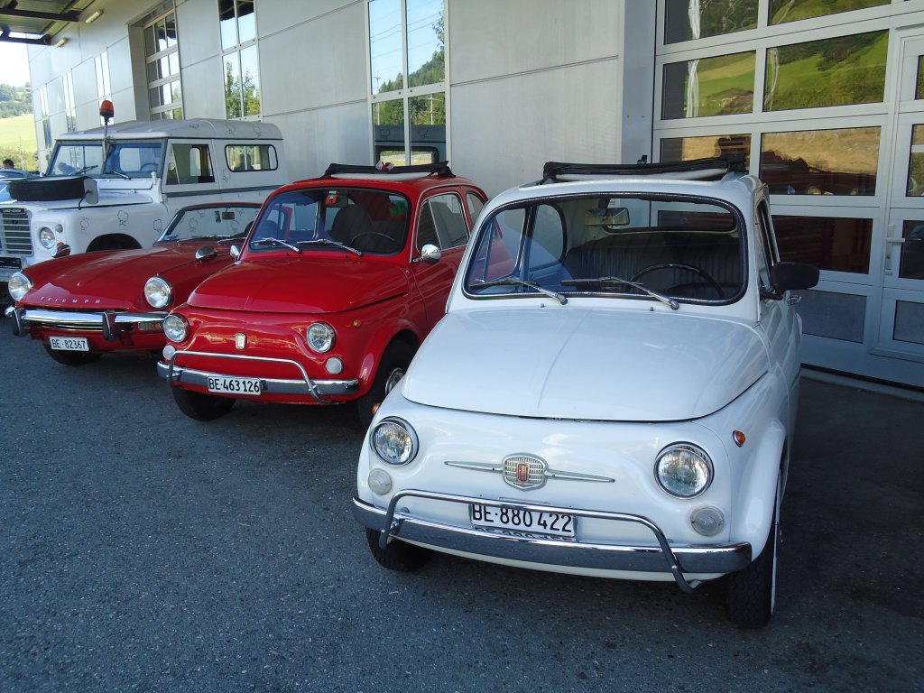 (129'343) - Fiat - BE 463'126 + BE 880'422 - am 5. September 2010 in Reichenbach