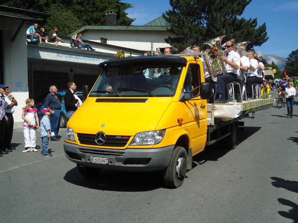 (129'398) - Mercedes - BE 620'667 - am 5. September 2010 in Adelboden, Dorfstrasse