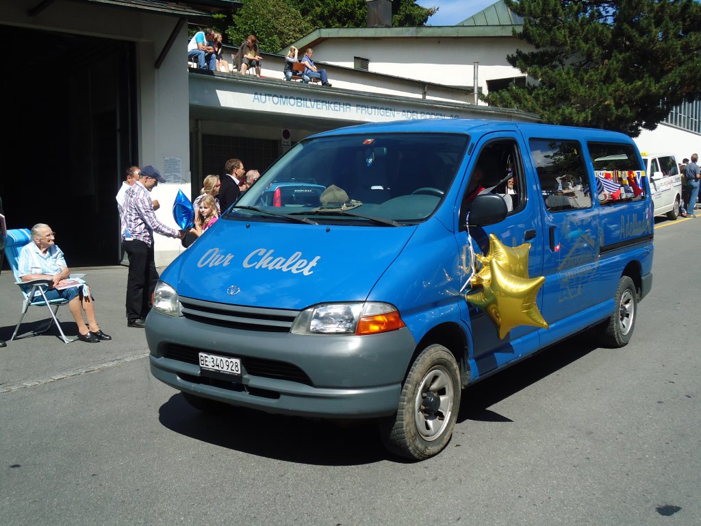 (129'410) - Toyota - BE 340'928 - am 5. September 2010 in Adelboden, Dorfstrasse