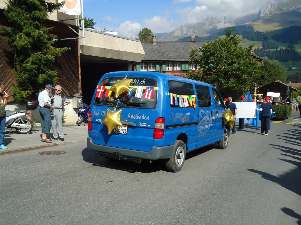 (129'496) - Toyota - BE 340'928 - am 5. September 2010 in Adelboden, Landstrasse