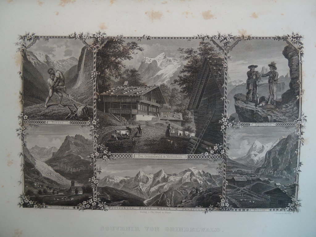 (129'606) - Alter Stich von Grindelwald im BrockiShop am 10. September 2010