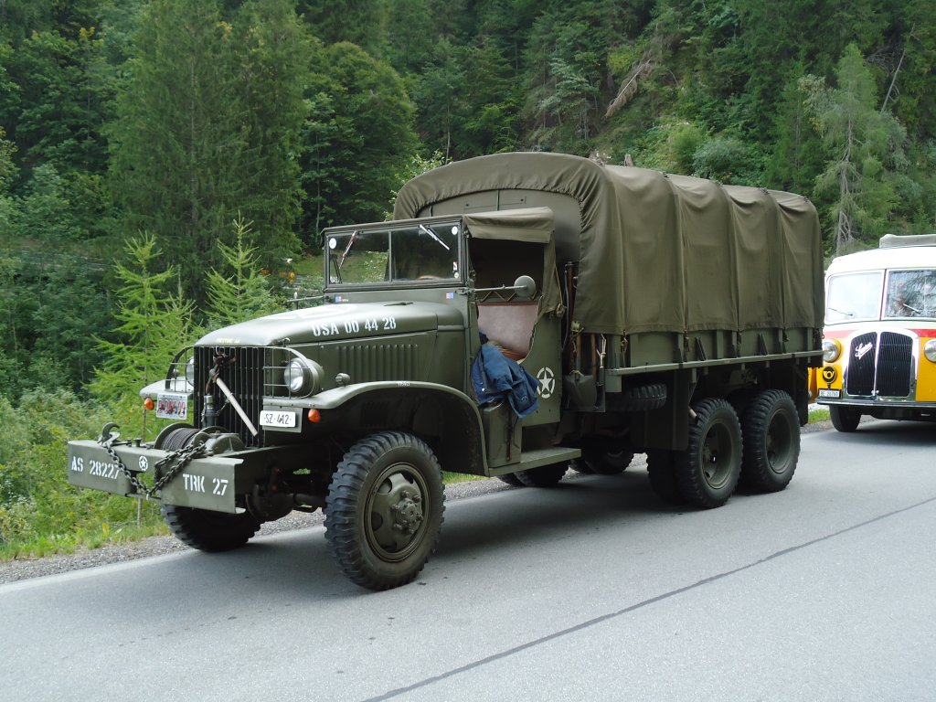 (129'858) - US-Army - SZ 412 - am 18. September 2010 bei Valendas