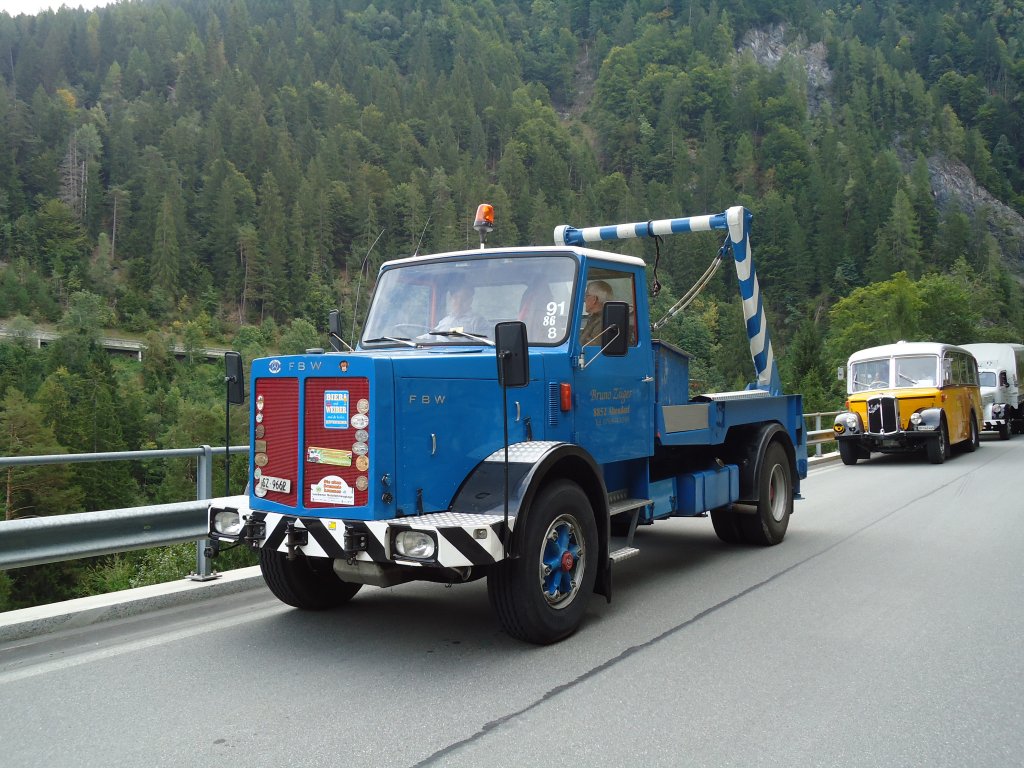 (129'873) - Z�ger, Altendorf - SZ 9662 - FBW am 18. September 2010 bei Valendas