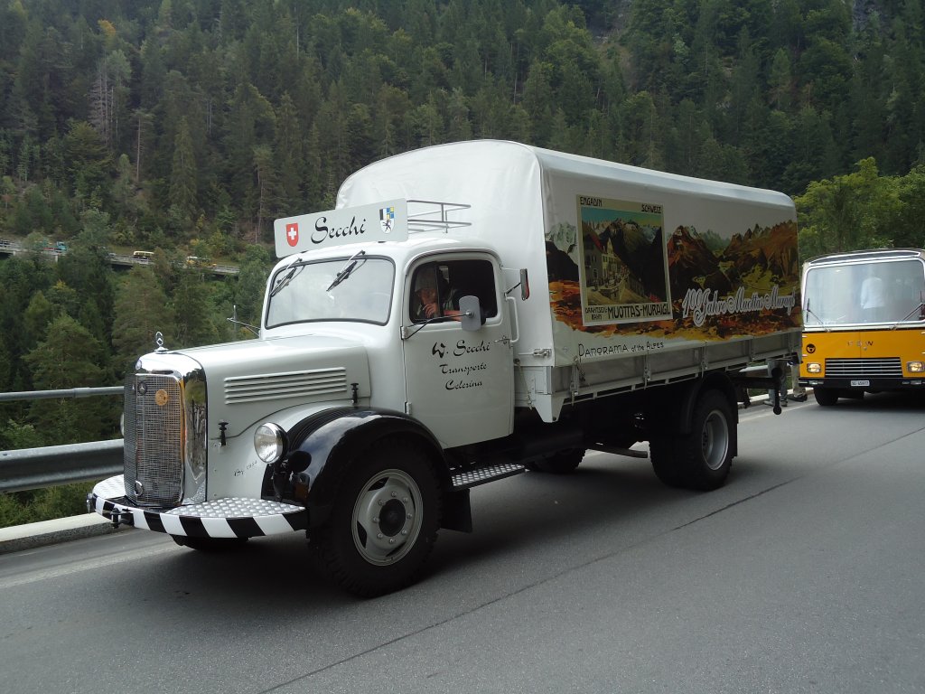 (129'880) - Secchi, Celerina - GR 33'677 - Mercedes am 18. September 2010 bei Valendas