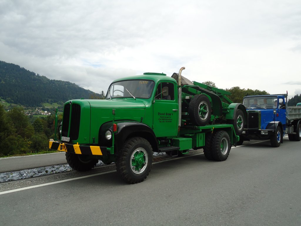 (129'897) - Wespe, Altst�tten - SG 1293 U - Berna am 18. September 201 in Castrisch, Schleps