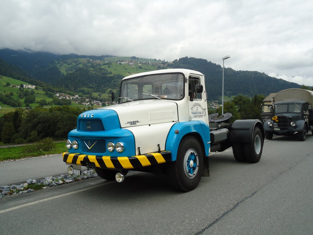 (129'920) - Kerdenach - BL 21 U - Unic am 18. September 2010 in Castrisch, Schleps