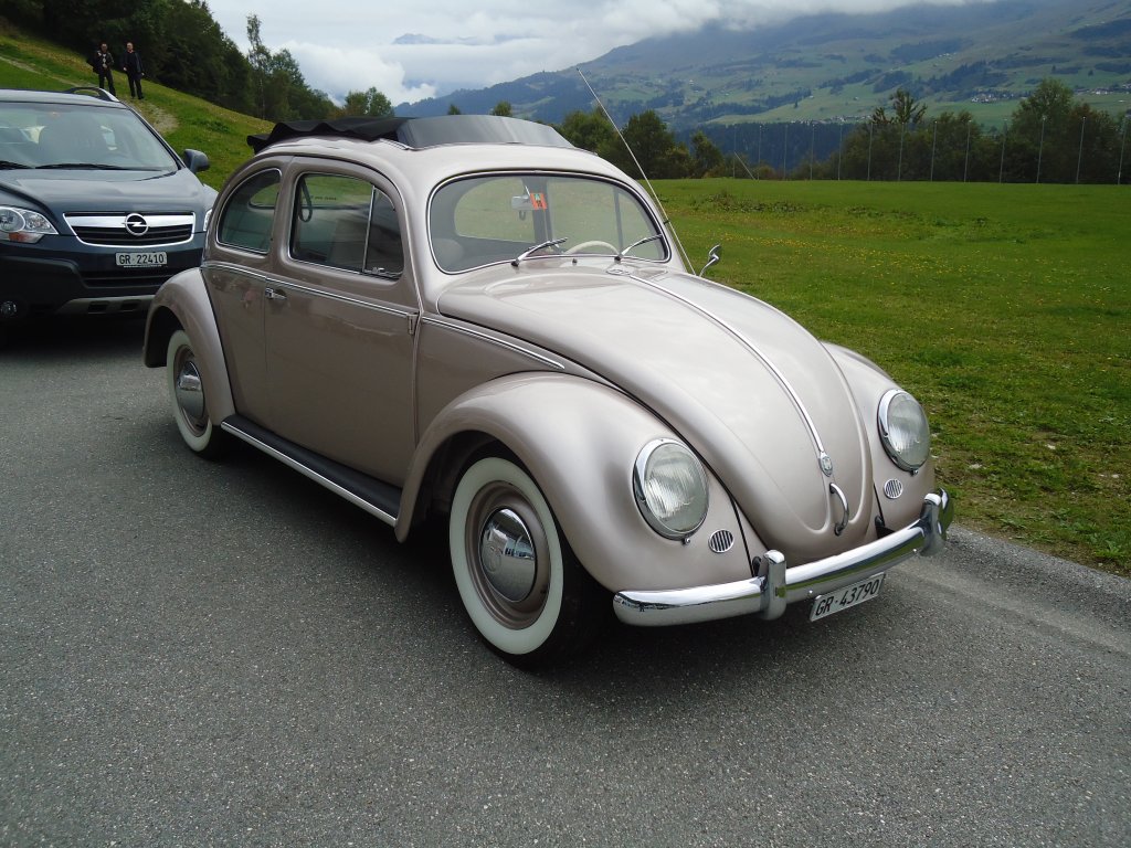 (129'927) - VW-K�fer - GR 43'790 - am 18. September 2010 in Breil, Milit�ranlage