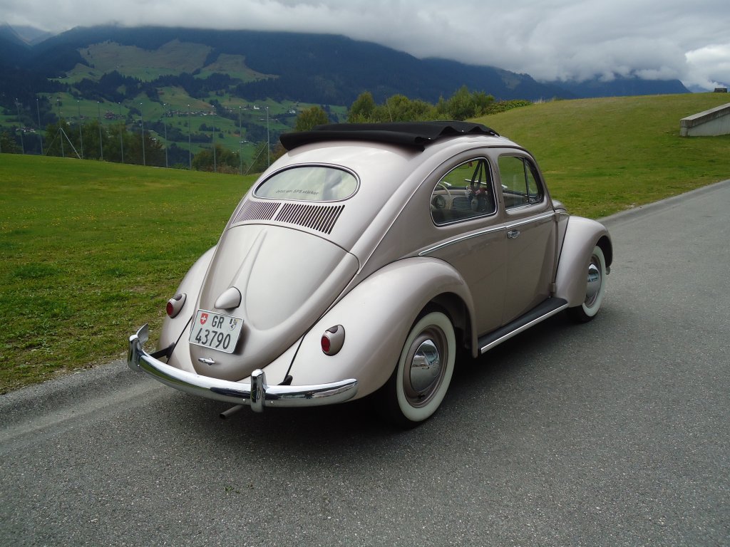 (129'928) - VW-K�fer - GR 43'790 - am 18. September 2010 in Breil, Milit�ranlage