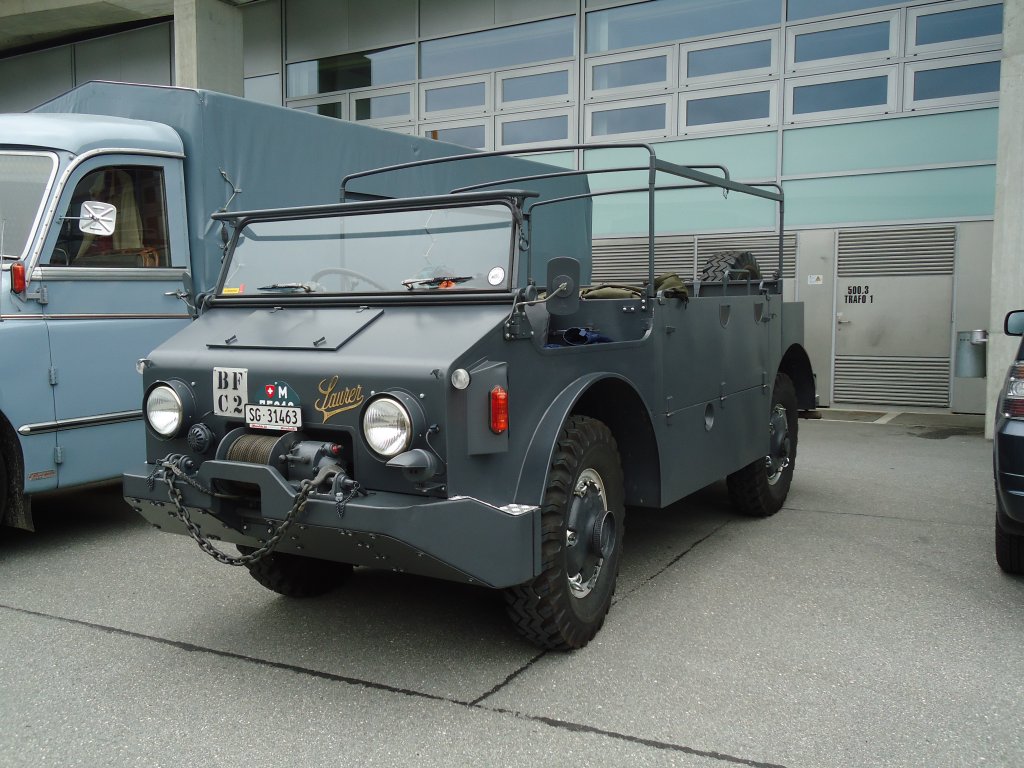 (129'943) - Saurer-Gel�ndewagen - SG 31'463 - am 18. September 2010 in Breil, Milit�ranlage
