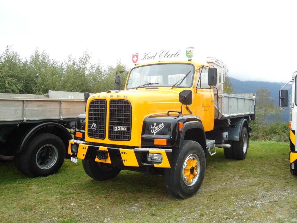 (129'967) - Eberle, Freidorf - TG 2605 U - Saurer am 18. September 2010 in Breil, Milit�ranlage