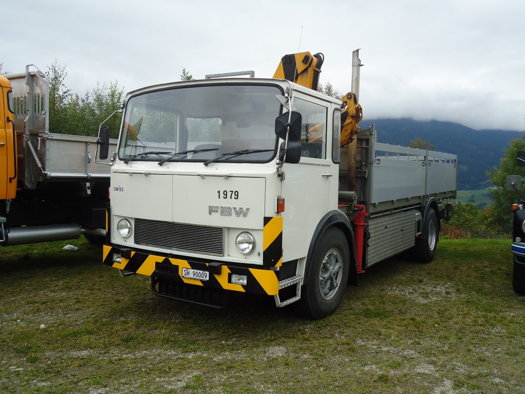 (129'968) - FBW-Lastwagen - SG 90'009 - am 18. September 2010 in Breil, Milit�ranlage