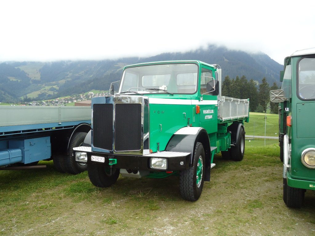 (129'972) - Wegm�ller, Attikon - ZH 192'251 - FBW am 18. September 2010 in Breil, Milit�ranlage
