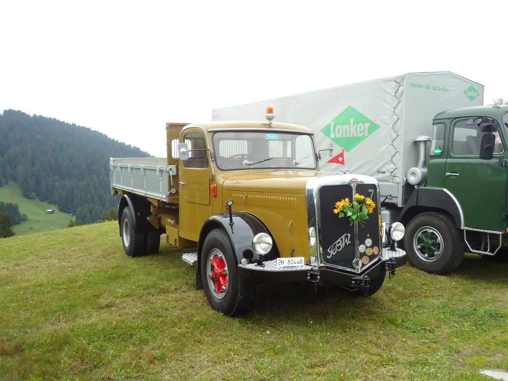 (130'003) - Schregenberger, Degersheim - Nr. 7/ZH 80'448 - FBW am 18. September 2010 in Breil, Milit�ranlage