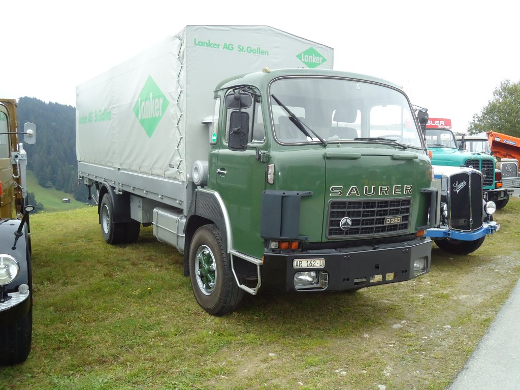 (130'004) - Lanker, St. Gallen - AR 162 U - Saurer am 18. September 2010 in Breil, Milit�ranlage