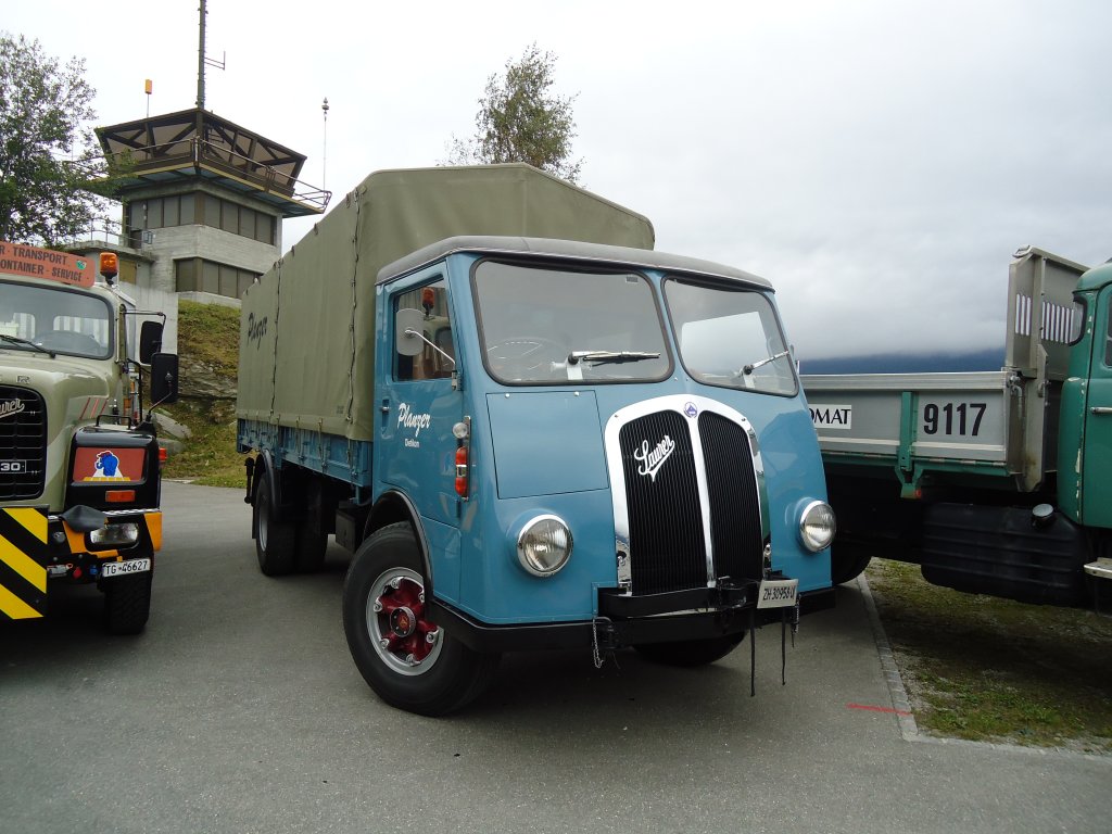 (130'014) - Planzer, Dietikon - ZH 30'958 U - Saurer am 18. September 2010 in Breil, Milit�ranlage