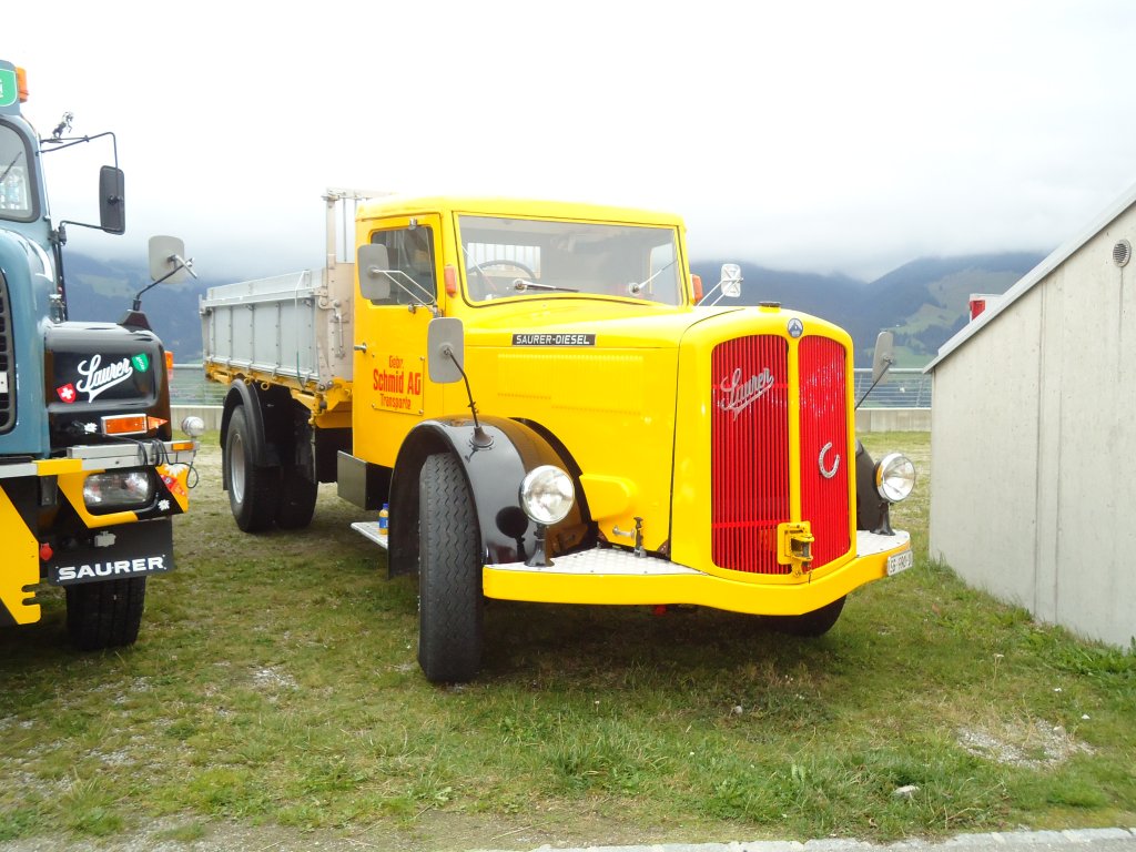 (130'025) - Schmid AG - SG 990 U - Saurer am 18. September 2010 in Breil, Milit�ranlage