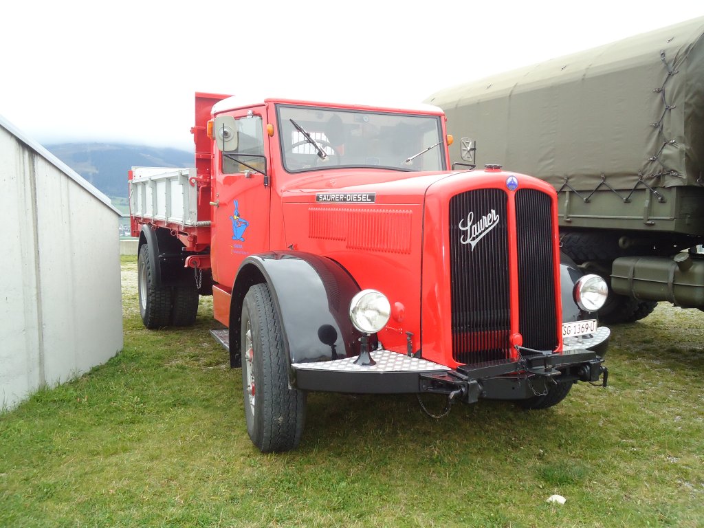(130'026) - Vinora - SG 1369 U - Saurer am 18. September 2010 in Breil, Milit�ranlage