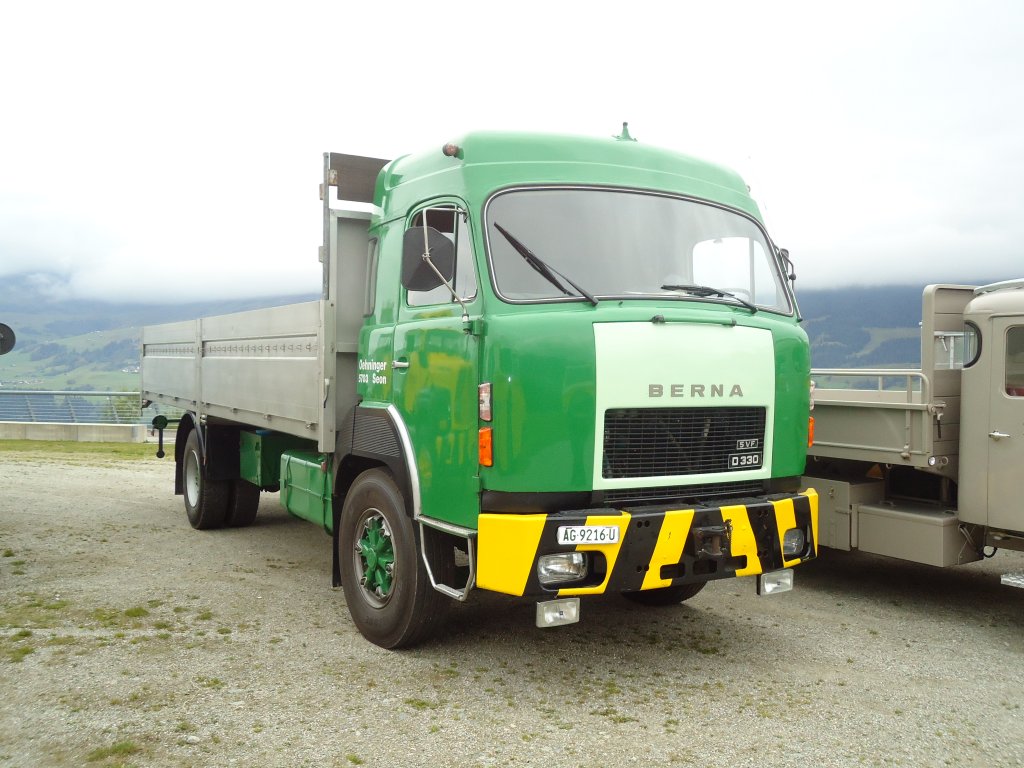 (130'031) - Oehninger, Seon - AG 9216 U - Berna am 18. September 2010 in Breil, Milit�ranlage
