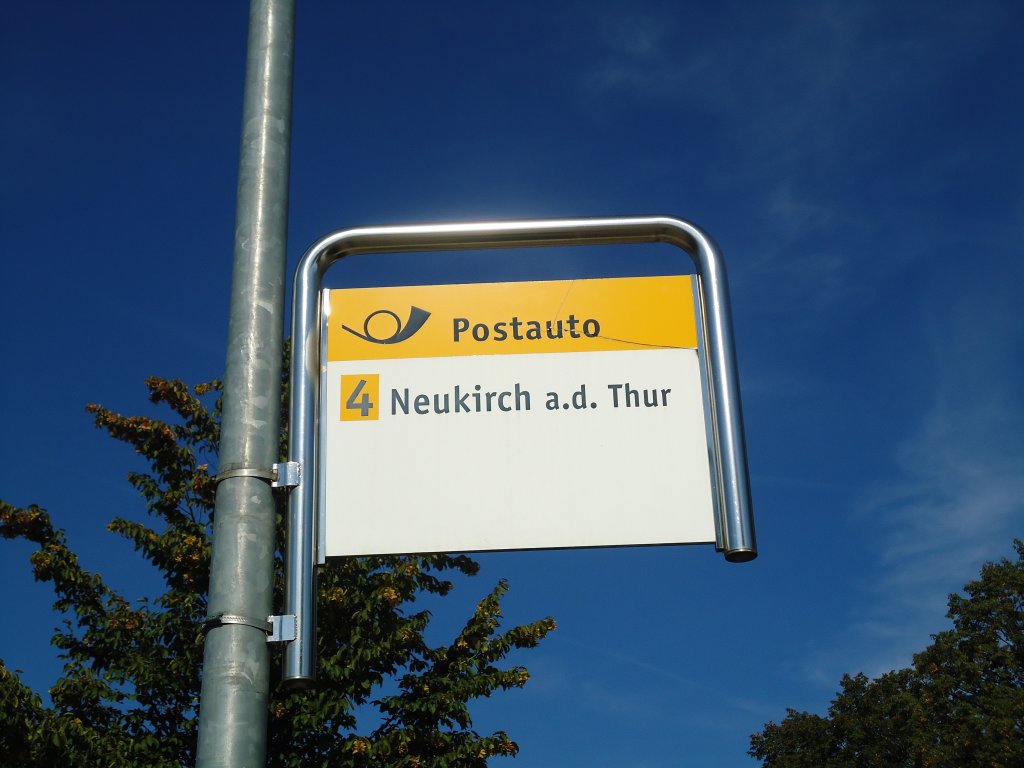 (130'057) - PostAuto-Haltestelle - Weinfelden, Bahnhof - am 20. September 2010