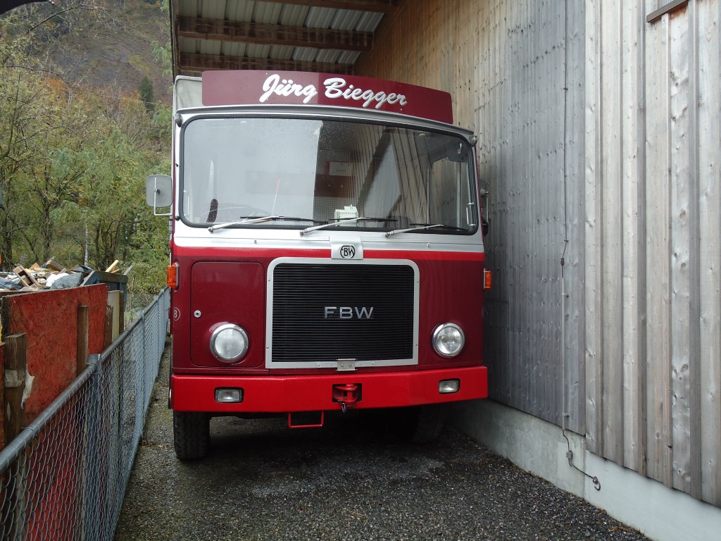 (130'790) - Biegger, Uster - Nr. 8 - FBW am 24. Oktober 2010 in Ziegelbr�cke, HNF-Museum