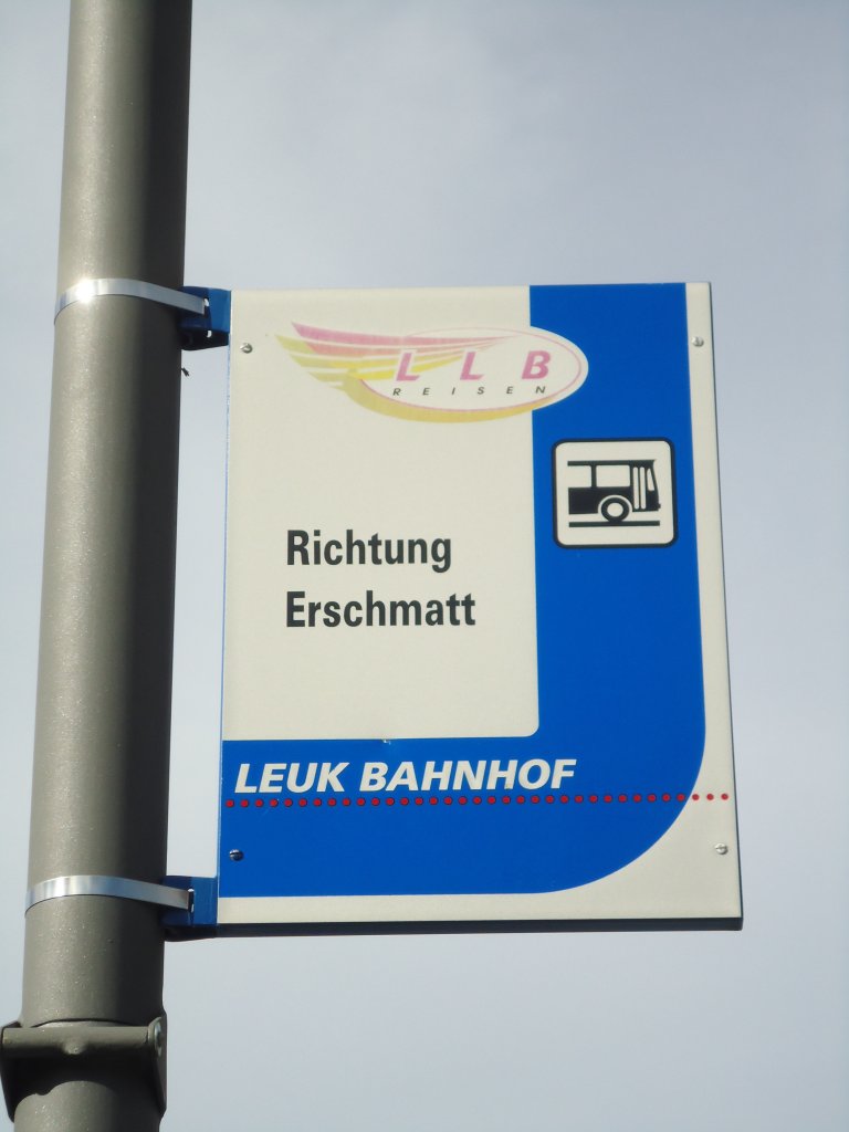 (130'849) - LLB-Haltestelle - Leuk, Bahnhof - am 1. November 2010