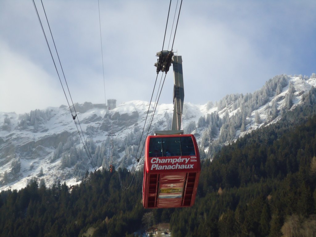 (132'389) - Luftseilbahn Champ�ry-Planachaux am 22. Januar 2011 in Champ�ry