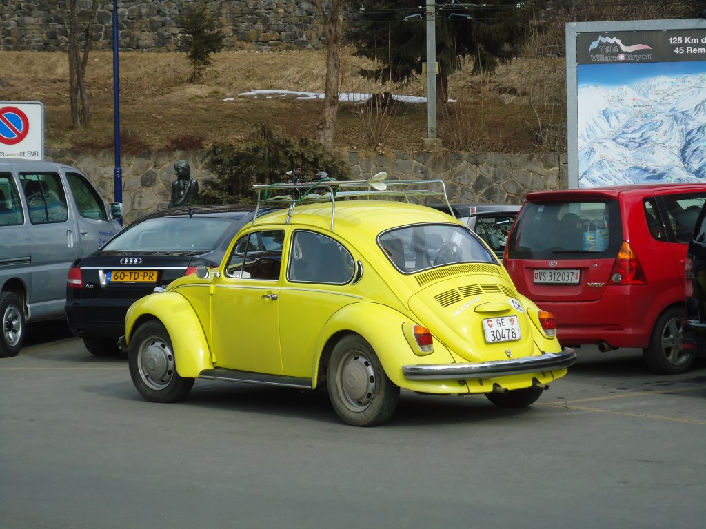 (132'628) - VW-K�fer - GE 30'478 - am 19. Februar 2011 in Villars