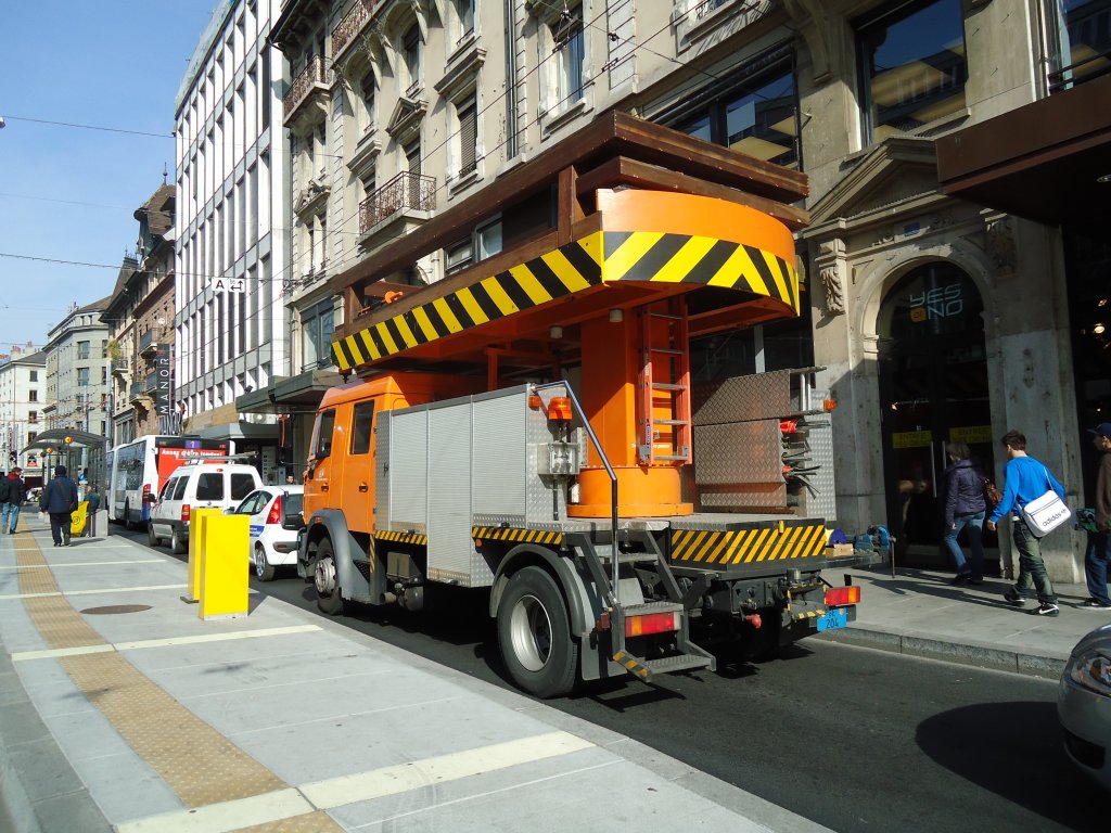 (132'919) - TPG Gen�ve - Nr. 91/BE 204 - MAN am 10. M�rz 2011 in Gen�ve, Coutance