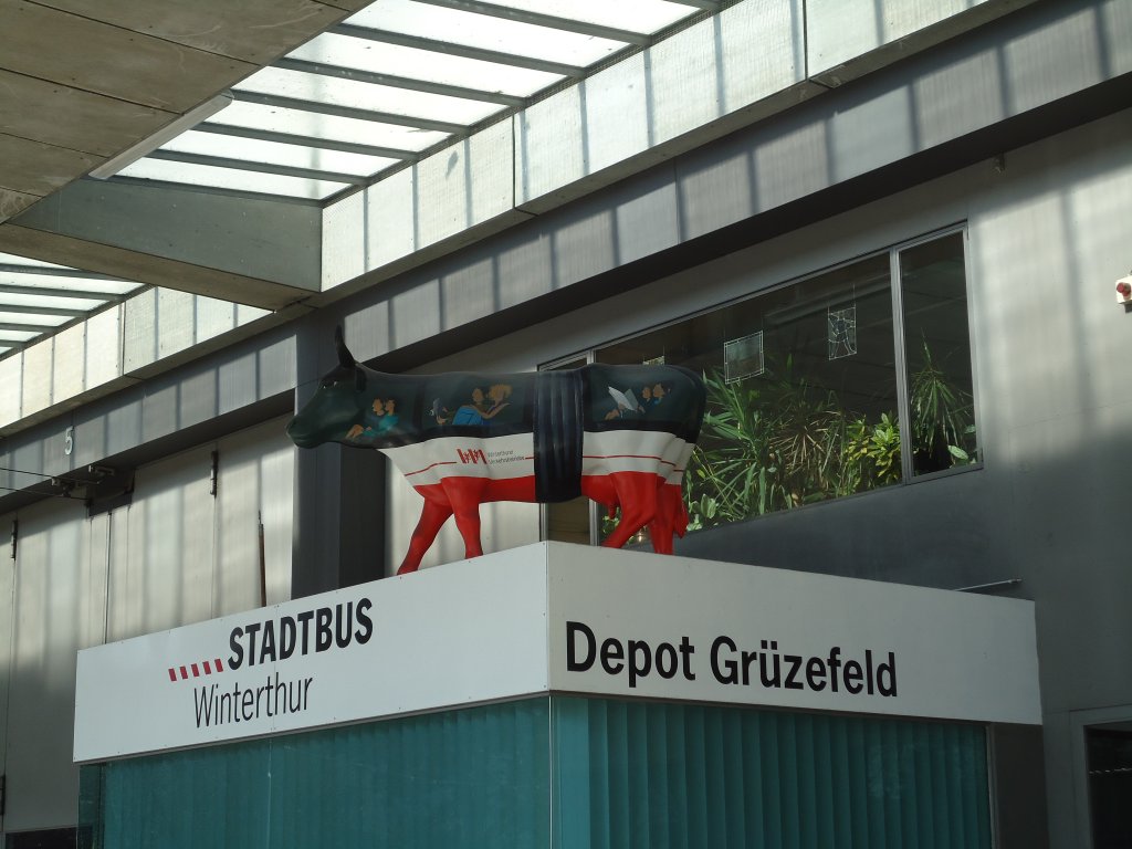 (133'139) - Stadtbus Winterthur-Kuh am 20. M�rz 2011 in Winterthur, Depot Gr�zefeld