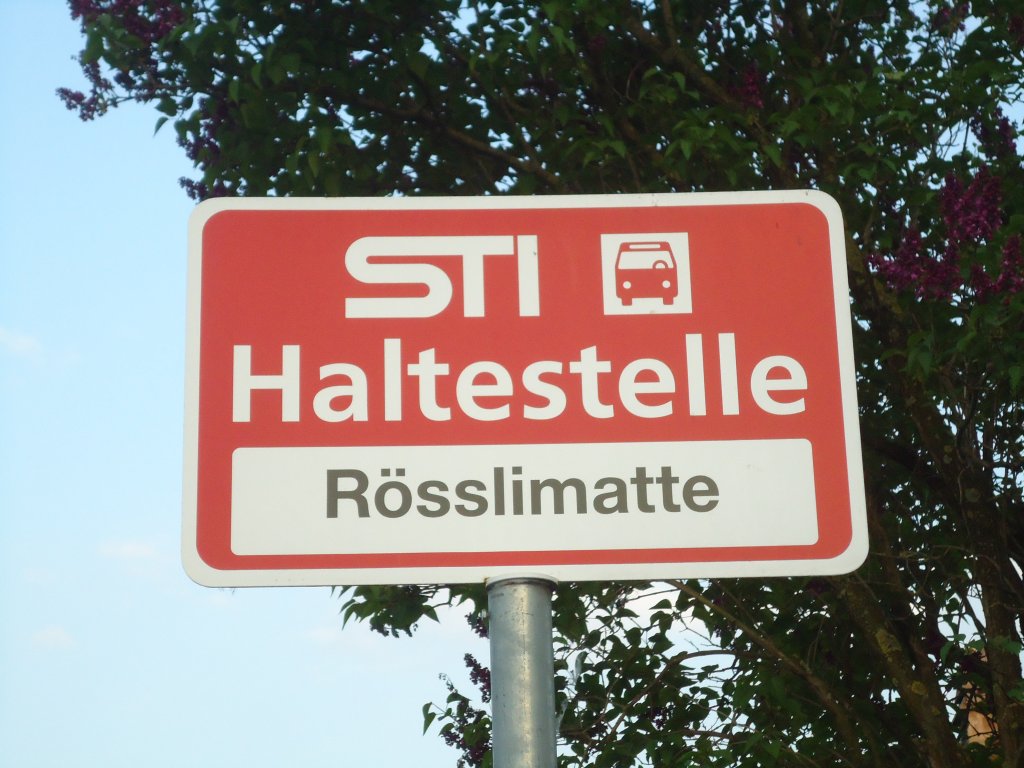(133'354) - STI-Haltestelle - Gwatt, R�sslimatte - am 21. April 2011