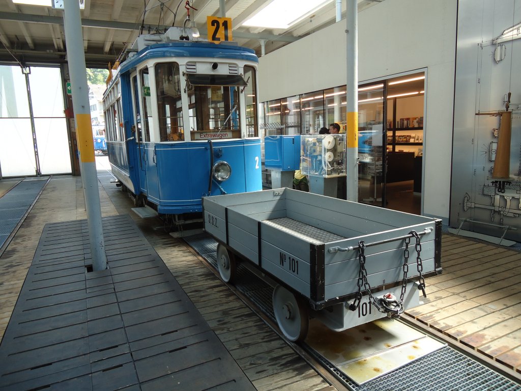 (133'468) - StStZ-Anh�nger - Nr. 101 - am 25. April 2011 in Z�rich, Trammuseum