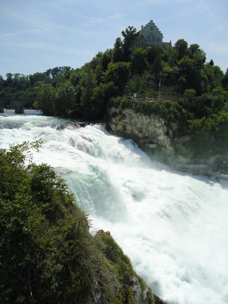 (133'784) - Der Rheinfall hautnah und Schloss Laufen am 23. Mai 2011 bei Neuhausen