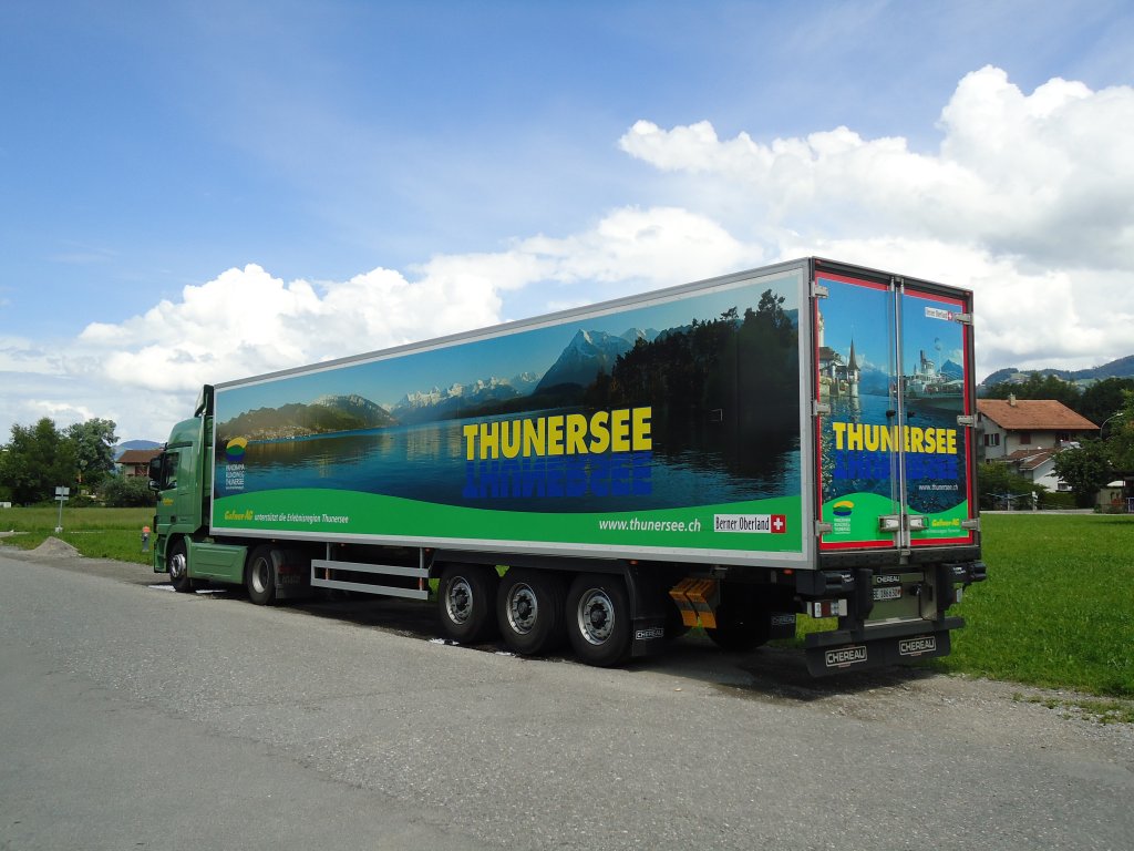 (133'975) - Gafner, Thun - Nr. 18/BE 132'729 - BE 186'630 - Mercedes am 5. Juni 2011 in Gwatt, Garage