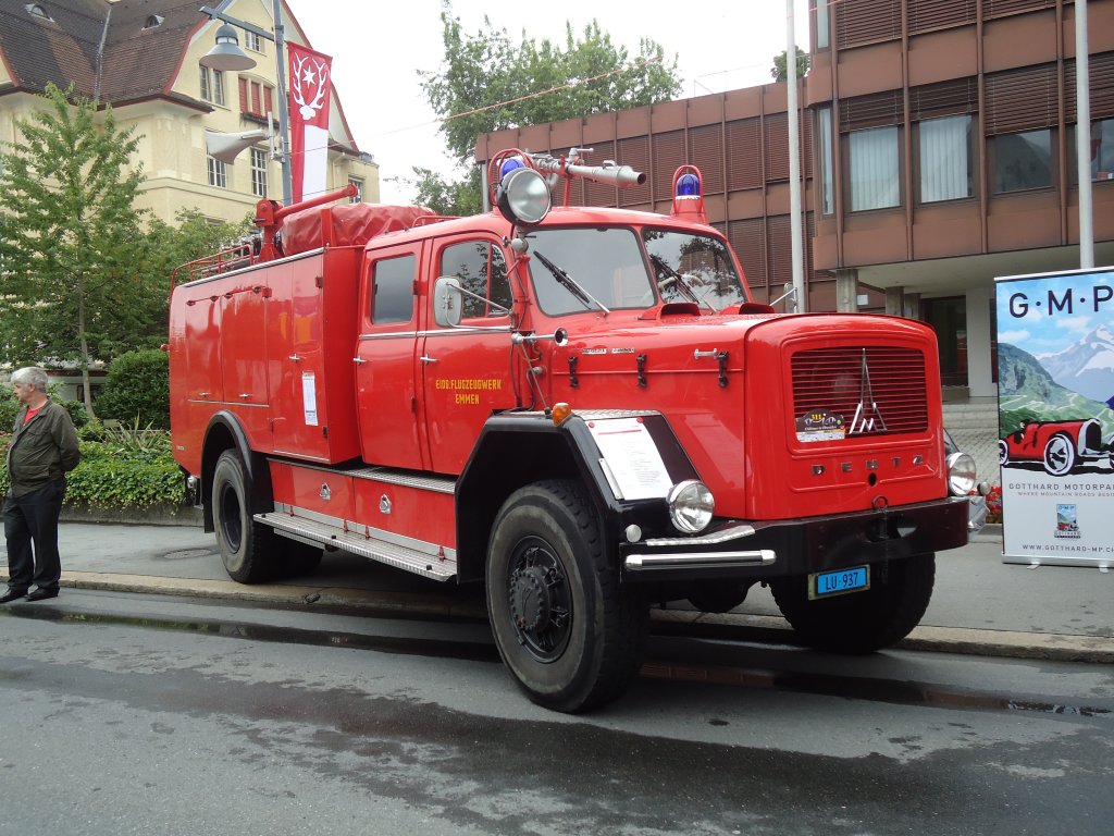 (134'065) - Eidg. Flugzeugwerk, Emmen - LU 937 - Deutz am 11. Juni 2011 in Sarnen, OiO