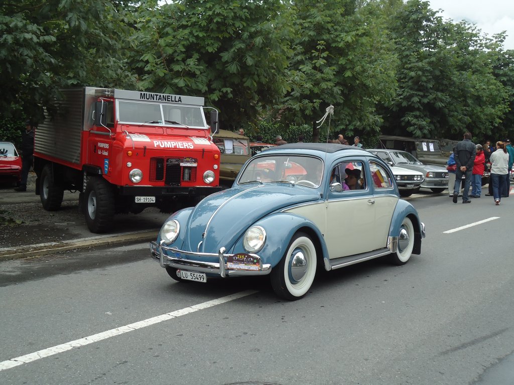 (134'106) - VW-K�fer - LU 55'499 - am 11. Juni 2011 in Sarnen, OiO