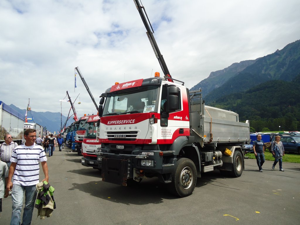(134'325) - Oeltrans, Interlaken - BE 16'293 - Iveco am 25. Juni 2011 in Interlaken, Flugplatz