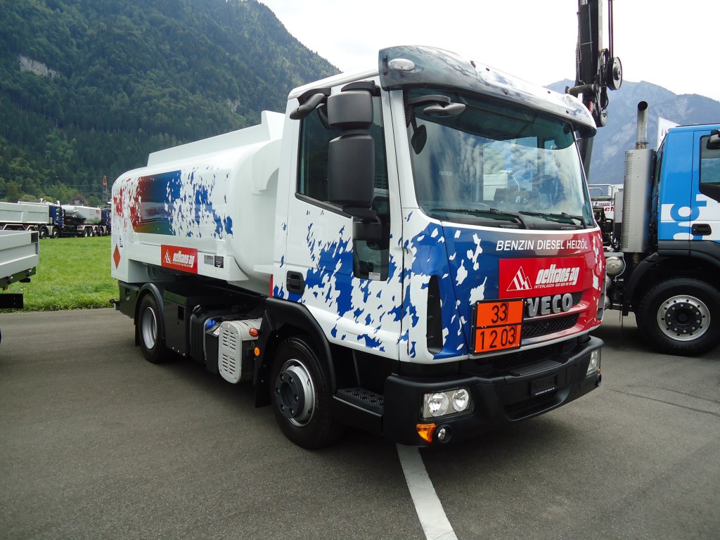(134'327) - Oeltrans, Interlaken - Iveco am 25. Juni 2011 in Interlaken, Flugplatz