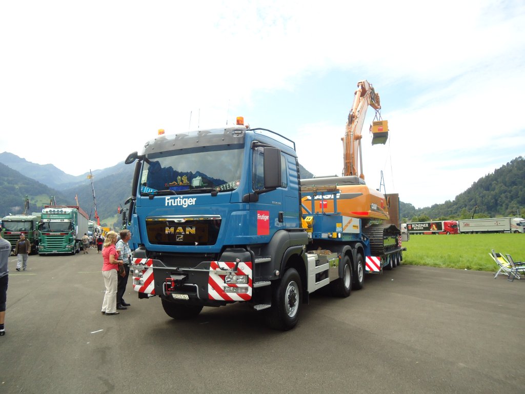 (134'343) - Frutiger, Steffisburg - BE 518'140 - MAN am 25. Juni 2011 in Interlaken, Flugplatz