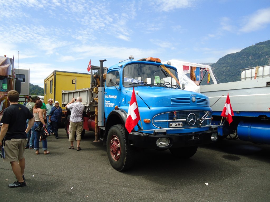 (134'348) - Schnegg, Oberbottigen - Nr. 5/BE 90'880 - Mercedes am 25. Juni 2011 in Interlaken, Flugplatz