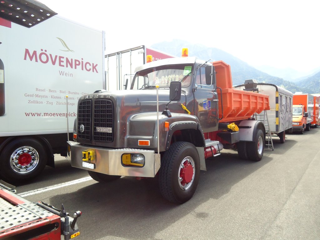 (134'359) - Frutig - BE 101'452 - Saurer am 25. Juni 2011 in Interlaken, Flugplatz