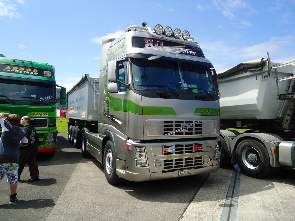 (134'361) - Addor, Gstaad - BE 234'041 - Volvo am 25. Juni 2011 in Interlaken, Flugplatz